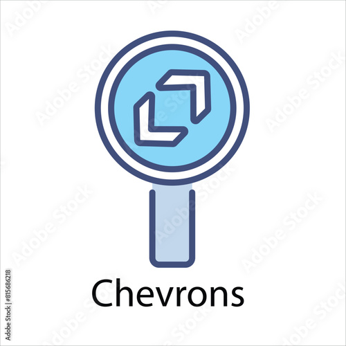 Chevrons Vector icon 