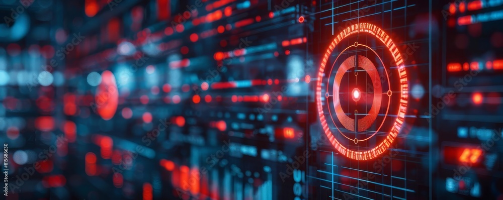 Digital target on a monitor, symbolizing SEO precision and marketing Digital target on a monitor, symbolizing SEO precision and marketing