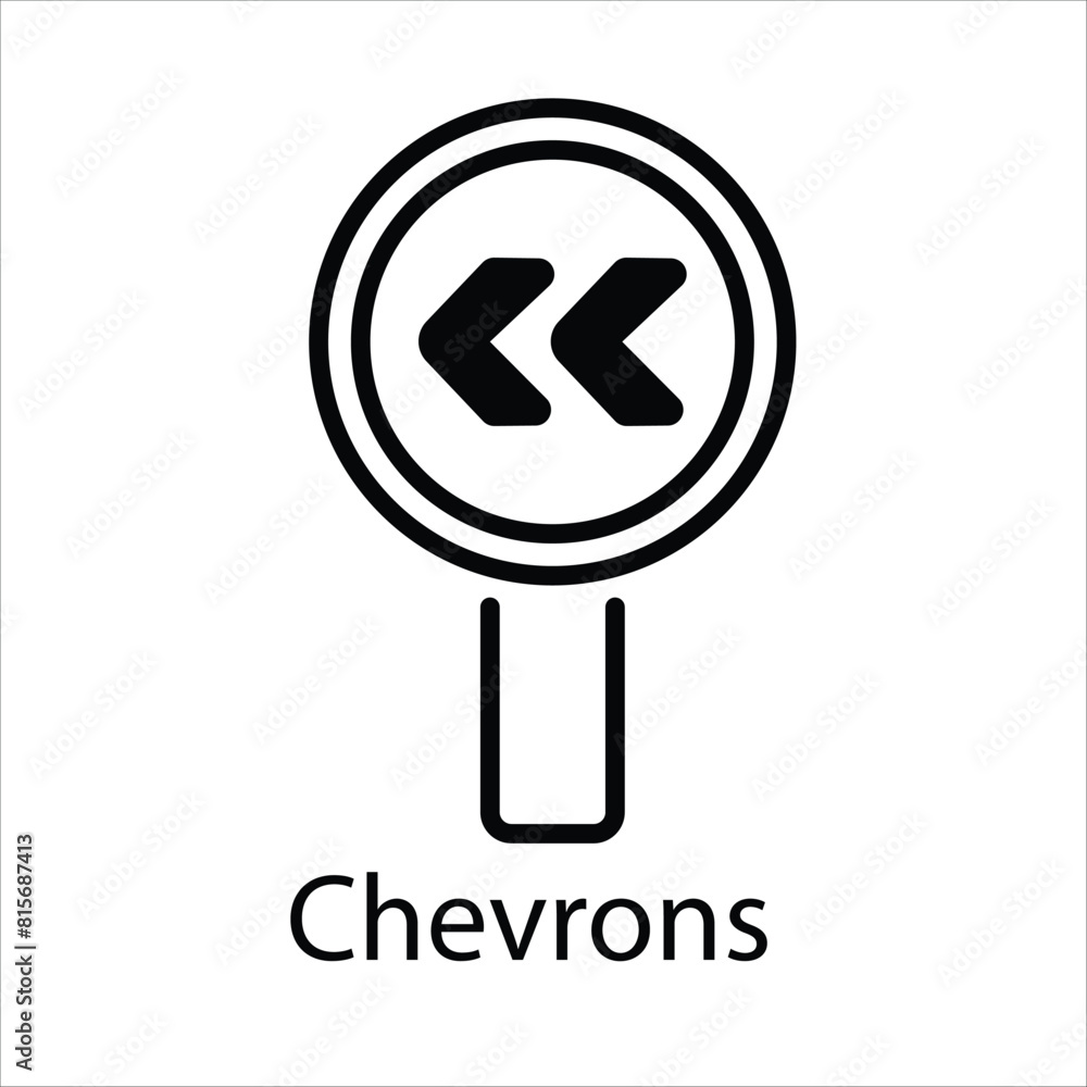 Chevrons Vector icon Chevrons Vector icon