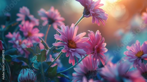 Morning blooming flowers © AkuAku
