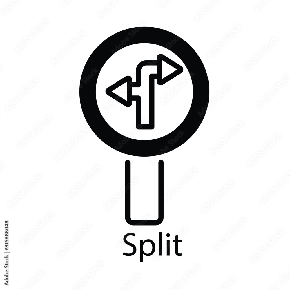 Split Vector icon Split Vector icon