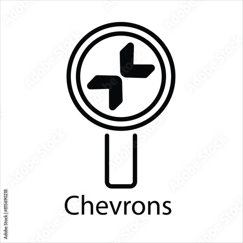 Chevrons Vector icon 