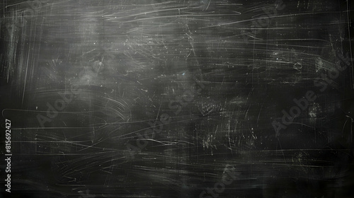 Chalk rubbed out on blackboard,generative ai photo