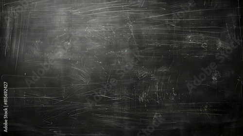 Chalk rubbed out on blackboard,generative ai