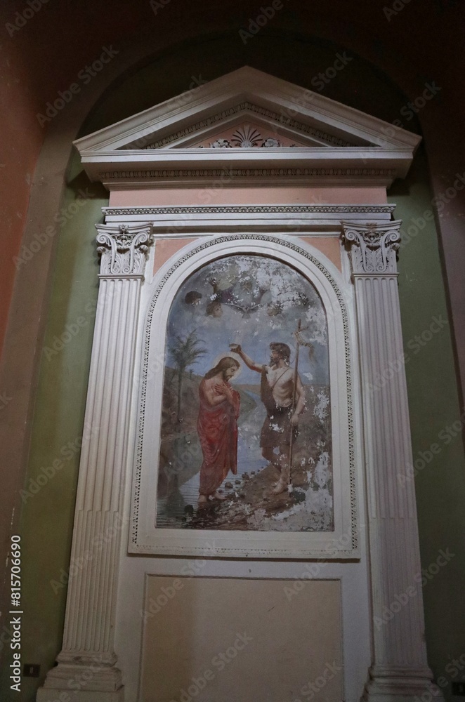 Nemi - Battesimo di Cristo nella Chiesa di Santa Maria del Pozzo