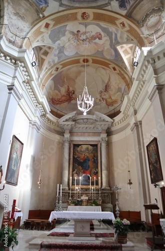 Obraz na płótnie Nemi - Abside nella Chiesa di Santa Maria del Pozzo w salonie