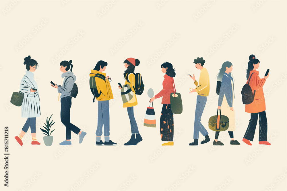 Obraz premium vector illustration art creative illustration minimalistic.