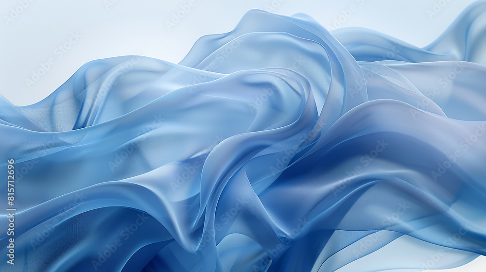 Obraz premium blue silk background
