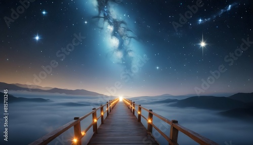 A bridge of stars leading to the gates of heaven upscaled_2