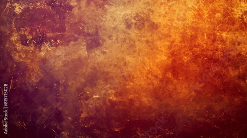 Rich gradient texture in dark orange  brown  and purple hues  featuring a cherry gold vintage background with space for design. Perfect for Halloween  Thanksgiving  and autumn-themed settings