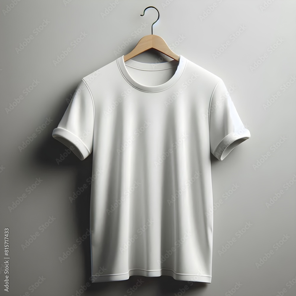 T-Shirt mockup concept with plain clothing. Ai generative T-Shirt mockup concept with plain clothing. Ai generative