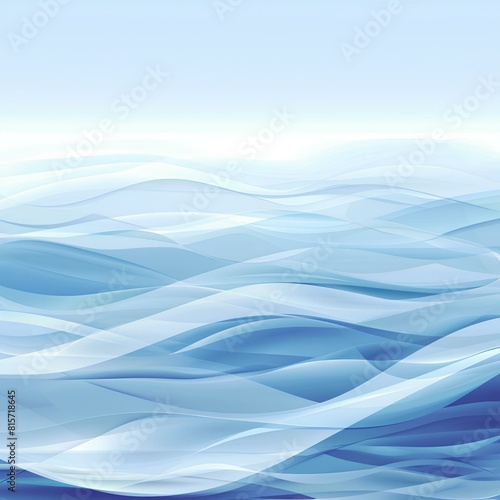 Abstract light blue background, AI generation.Wallpaper aquatic design