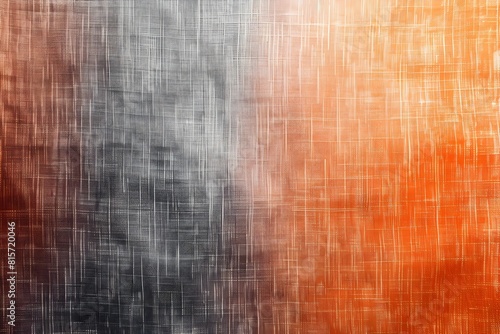 Greyorange Linen Texture Rough Grungy Spray Pattern and Retro Vibe Background photo