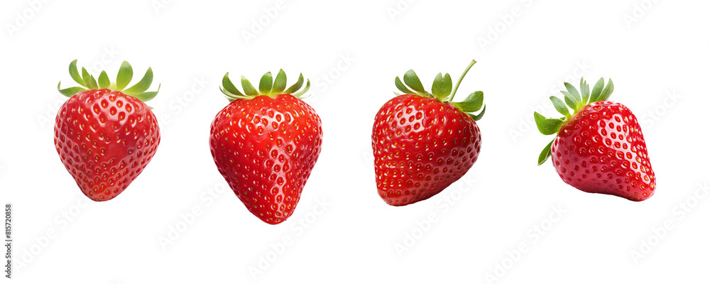 Strawberry isolated on transparent background. Strawberry isolated on transparent background.