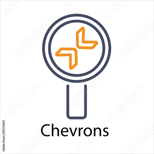 Chevrons Vector icon 