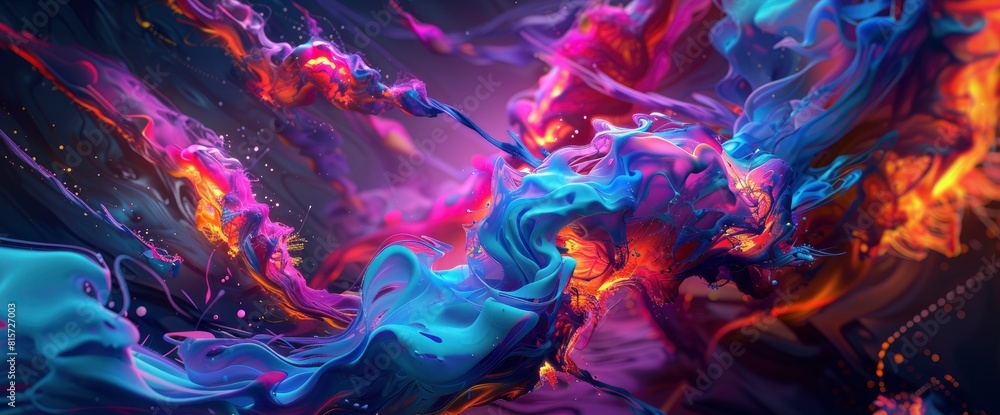 Explore The Abstract Emotions Of Paternal Love In A Swirling Background, Background HD