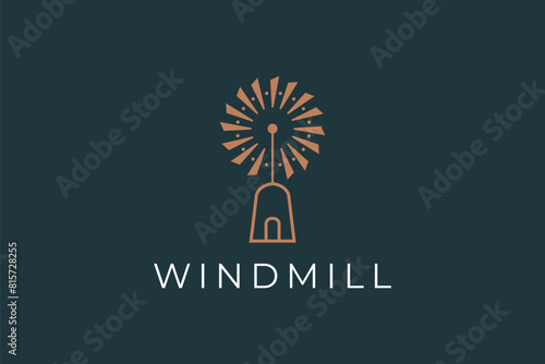 Windmill logo design