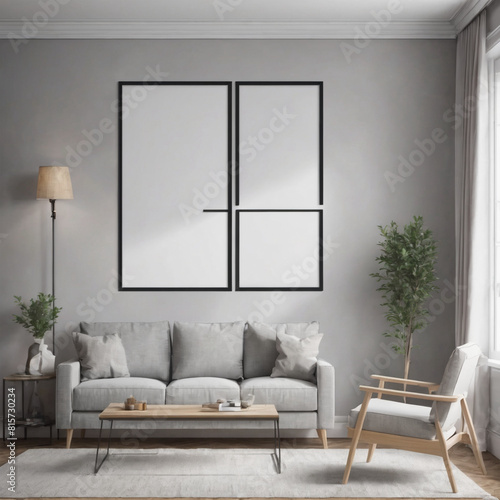 Designer's Guide: Crafting the Perfect Interior with Frame and Poster Mockups