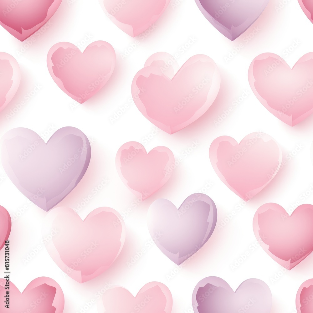 High-quality valentine hearts seamless pattern on white background for stock photo High-quality valentine hearts seamless pattern on white background for stock photo
