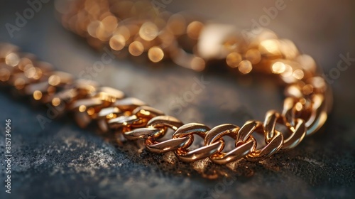 Gold jewelry made purely from gold photo