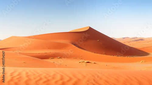 Panorama of the red dunes