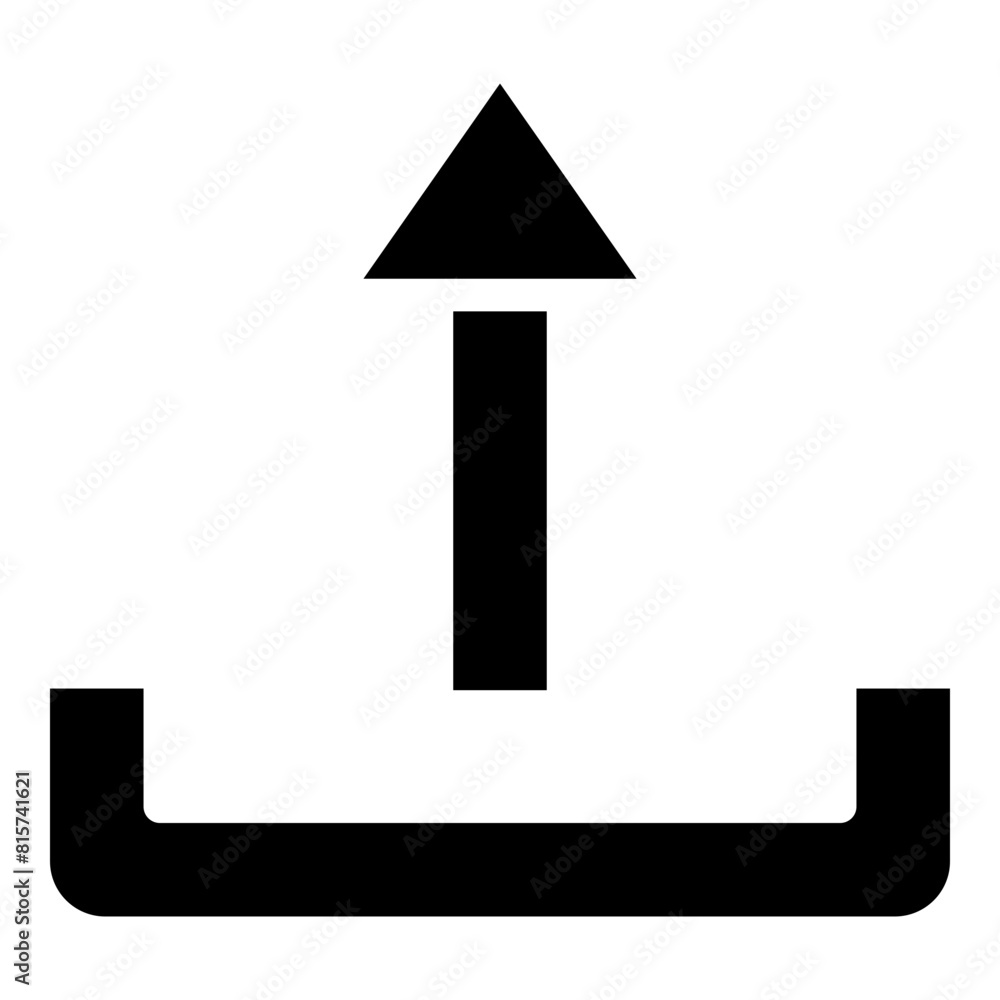 Upload Glyph Icon Design Upload Glyph Icon Design