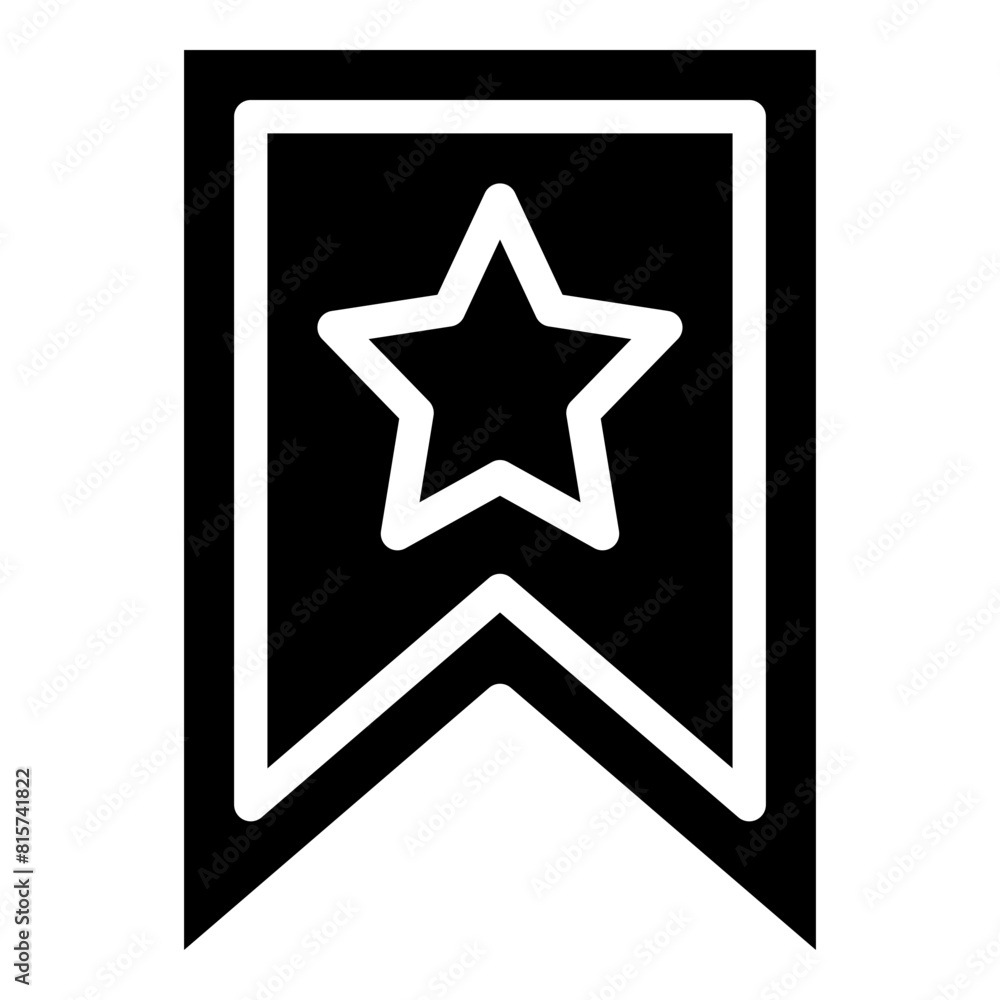 Bookmark Glyph Icon Design Bookmark Glyph Icon Design