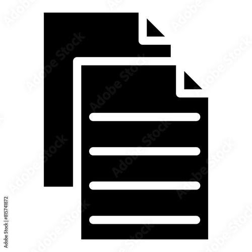 Duplicate Glyph Icon Design