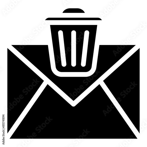Junk Glyph Icon Design