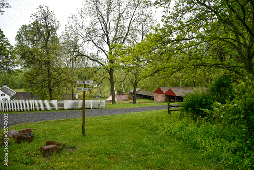 Hopewell Furnace National Historic Site , Berks County, Elverson, Pennsylvania. 