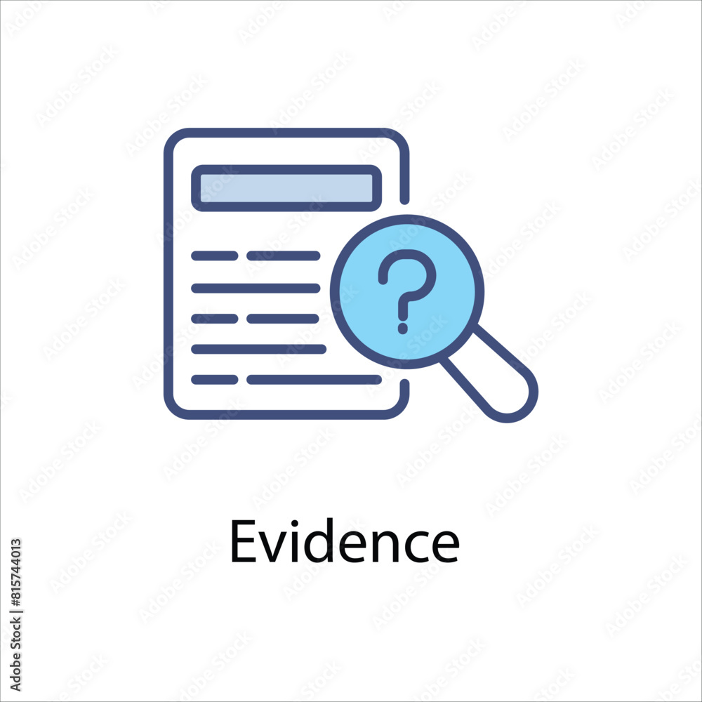Evidence Vector icon Evidence Vector icon