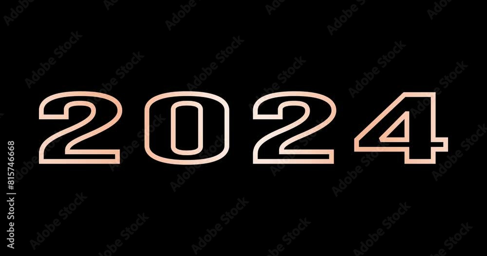 Class 2024. Template for graduation design, party	

