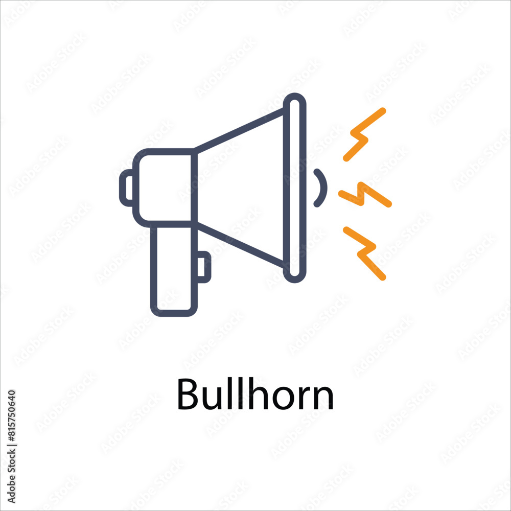 Bullhorn Vector icon