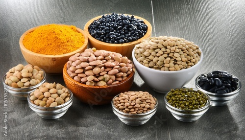 group of beans and lentils