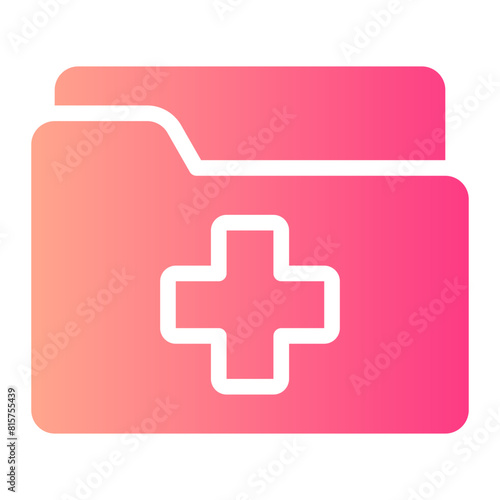medical history gradient icon