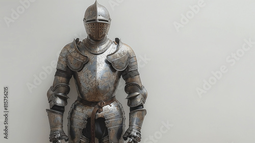 中世の騎士の鎧