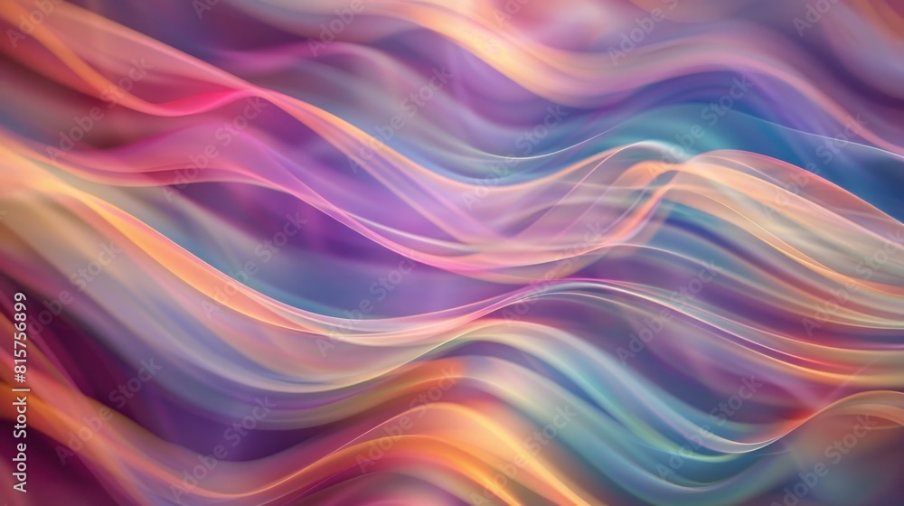Abstract digital fractal pattern. Blur wavy lines background. Horizontal background Abstract digital fractal pattern. Blur wavy lines background. Horizontal background