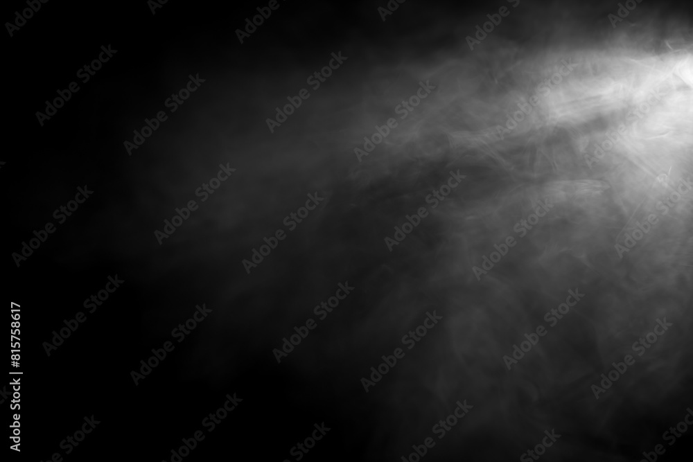 Mystic Fog Texture on Black Background Mystic Fog Texture on Black Background