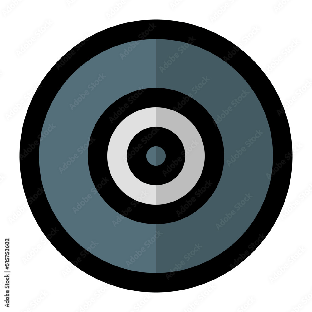CD Icon in Filled Line Style CD Icon in Filled Line Style