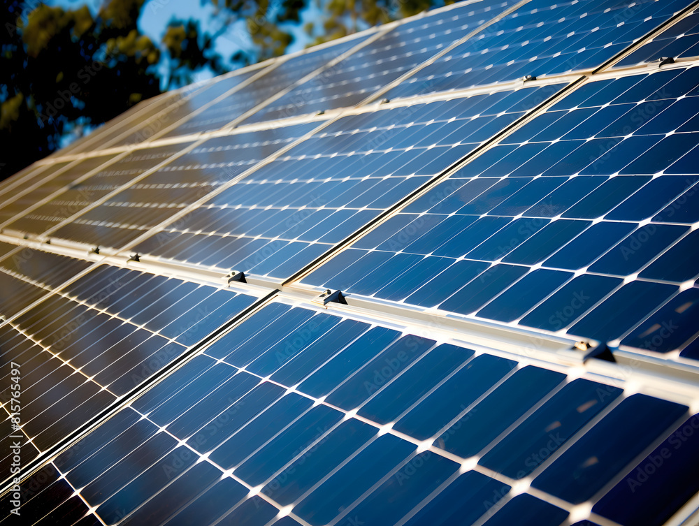 Instalación de placas solares al aire libre energia renovable y limpio Instalación de placas solares al aire libre energia renovable y limpio