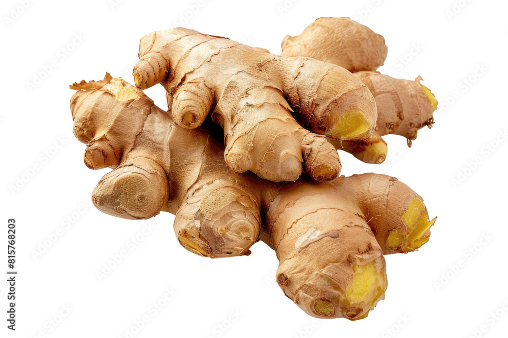 Ginger isolated on transparent background Ginger isolated on transparent background