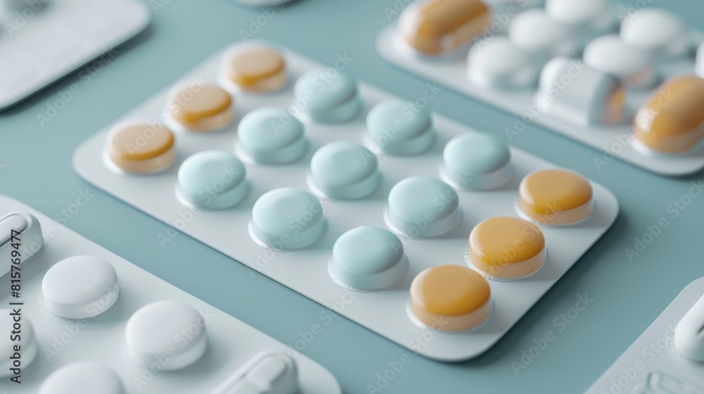 Minimalism 3D modeling of a simple, elegant vaccine patch, conceptual architecture style, focusing on the innovation in medical technology Minimalism 3D modeling of a simple, elegant vaccine patch, conceptual architecture style, focusing on the innovation in medical technology