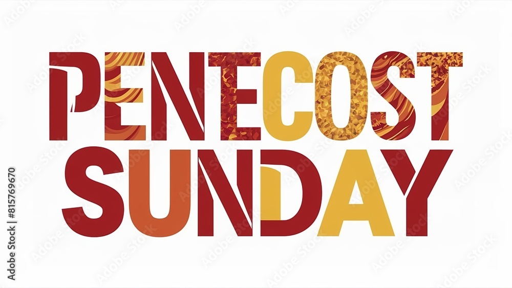 Pentecost Sunday banner Pentecost Sunday banner