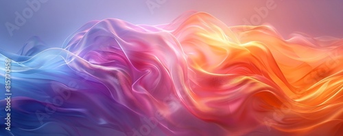 colorful wave design banner background