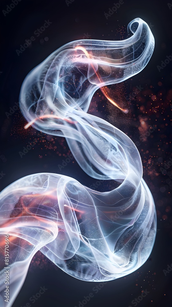 Captivating Ethereal Smoke Swirls with Dynamic Energy and Mystical Allure Captivating Ethereal Smoke Swirls with Dynamic Energy and Mystical Allure