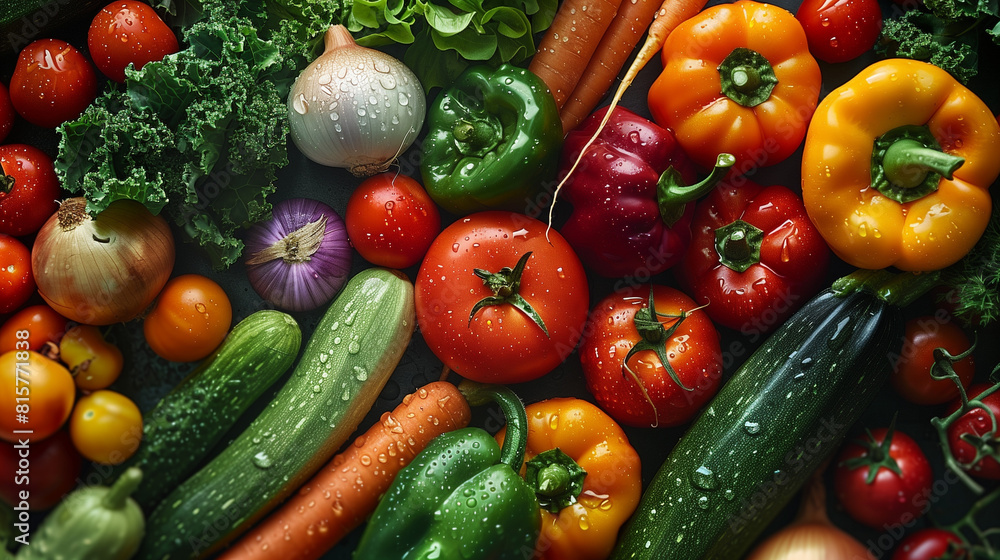 perfect photo of mixed vegetables like zuccini, carrot, eggplants, pepper, broccoly, onion, garlic, salad freshly washed perfect photo of mixed vegetables like zuccini, carrot, eggplants, pepper, broccoly, onion, garlic, salad freshly washed