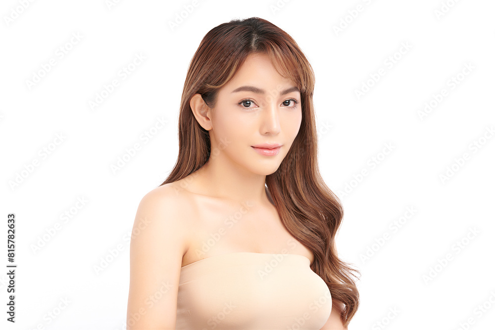 Beautiful young asian woman with clean fresh skin on white background, Face care, Facial treatment, Cosmetology, beauty and spa, Asian women portrait. Beautiful young asian woman with clean fresh skin on white background, Face care, Facial treatment, Cosmetology, beauty and spa, Asian women portrait.