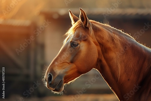 Close-up portrait of an Arabian Horse © Antoine