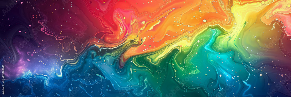 Abstract background with rainbow gradient. Banner Abstract background with rainbow gradient. Banner