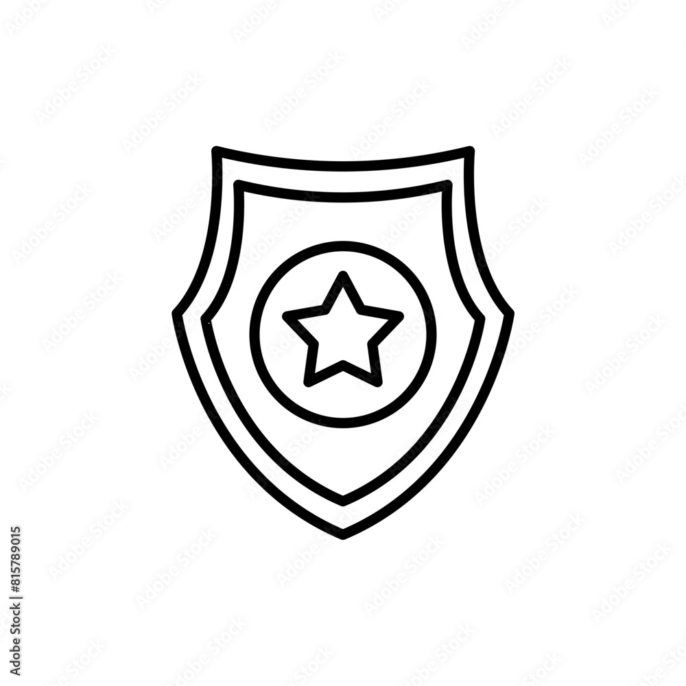Star badge outline icons, minimalist vector illustration ,simple transparent graphic element .Isolated on white background Star badge outline icons, minimalist vector illustration ,simple transparent graphic element .Isolated on white background